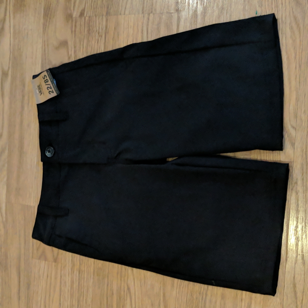 Vans Black Shorts size 22   8 S  NWT